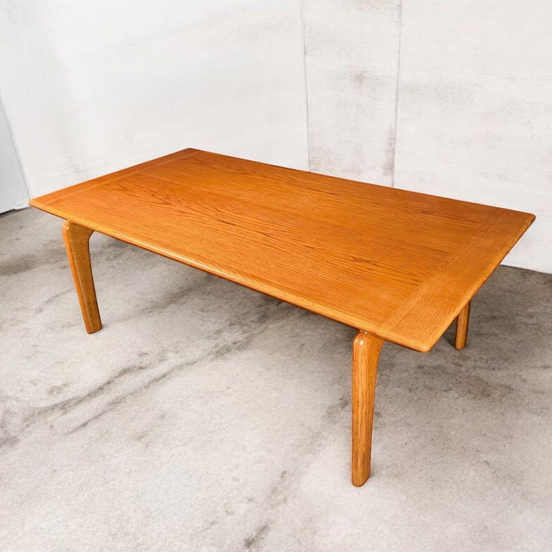 HR776 【希少デザイン】オールドカリモク　ビンテージ　ローテーブル