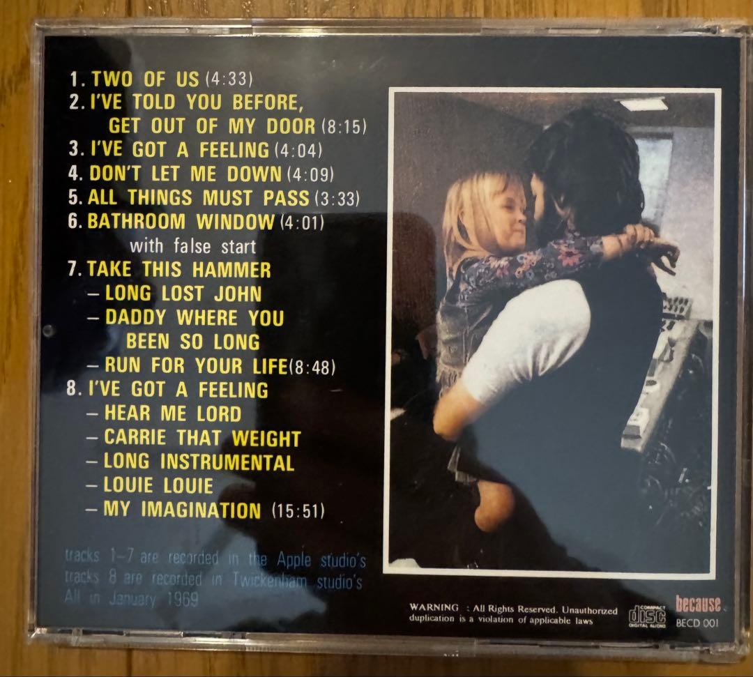 The Beatles 後期ブート４枚プレスＣＤ