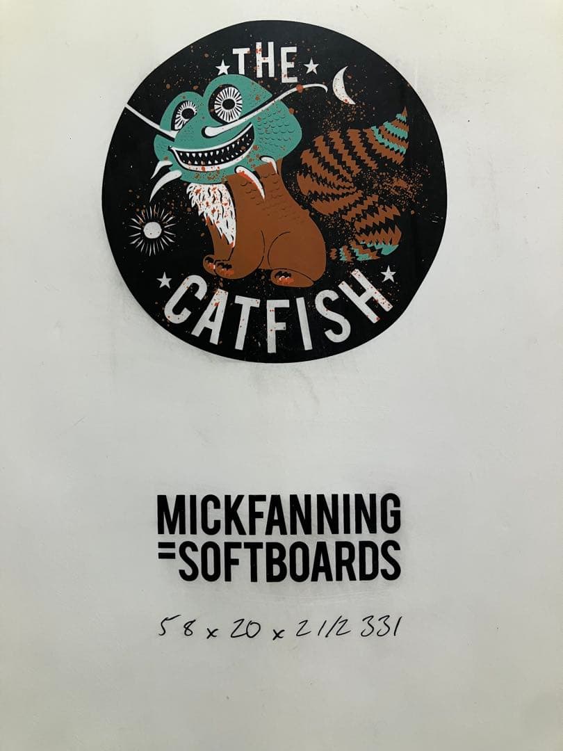 ミックファニングソフトボード　CAT FISH 5'8 サーフボード 送料込み