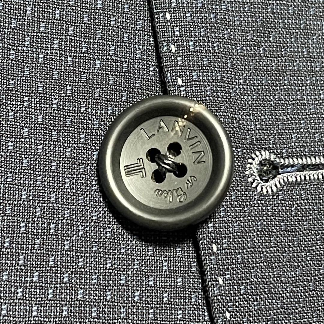 【LANVIN en Bleu】美品ランバン マイクロドット ネイビースーツ50