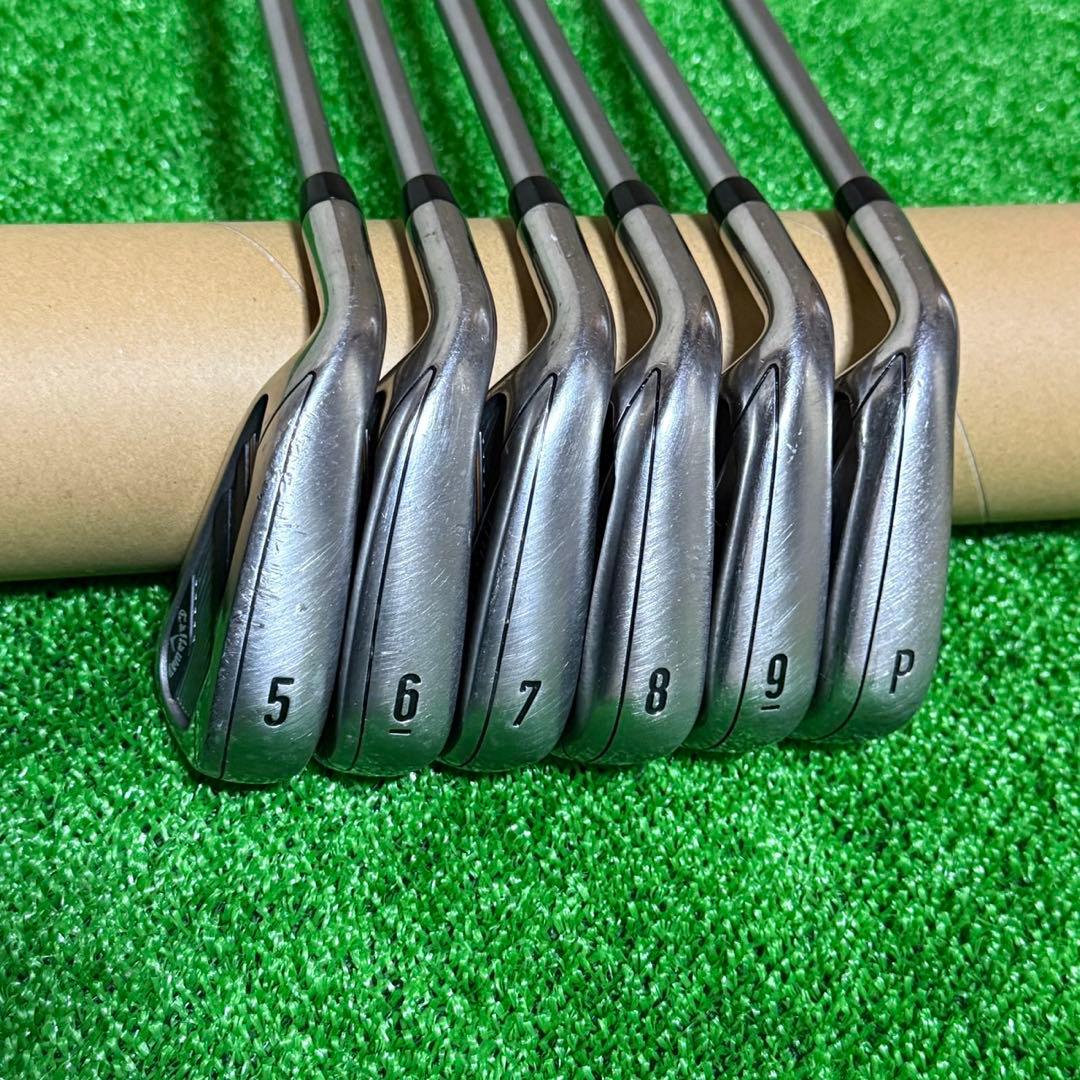 【レフティ】キャロウェイMAVRIK マーベリック アイアンセット6本