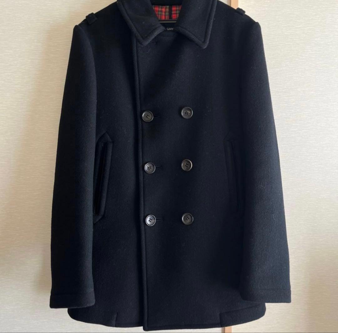 COMME des GARÇONS HOMME ピーコート S ブラック