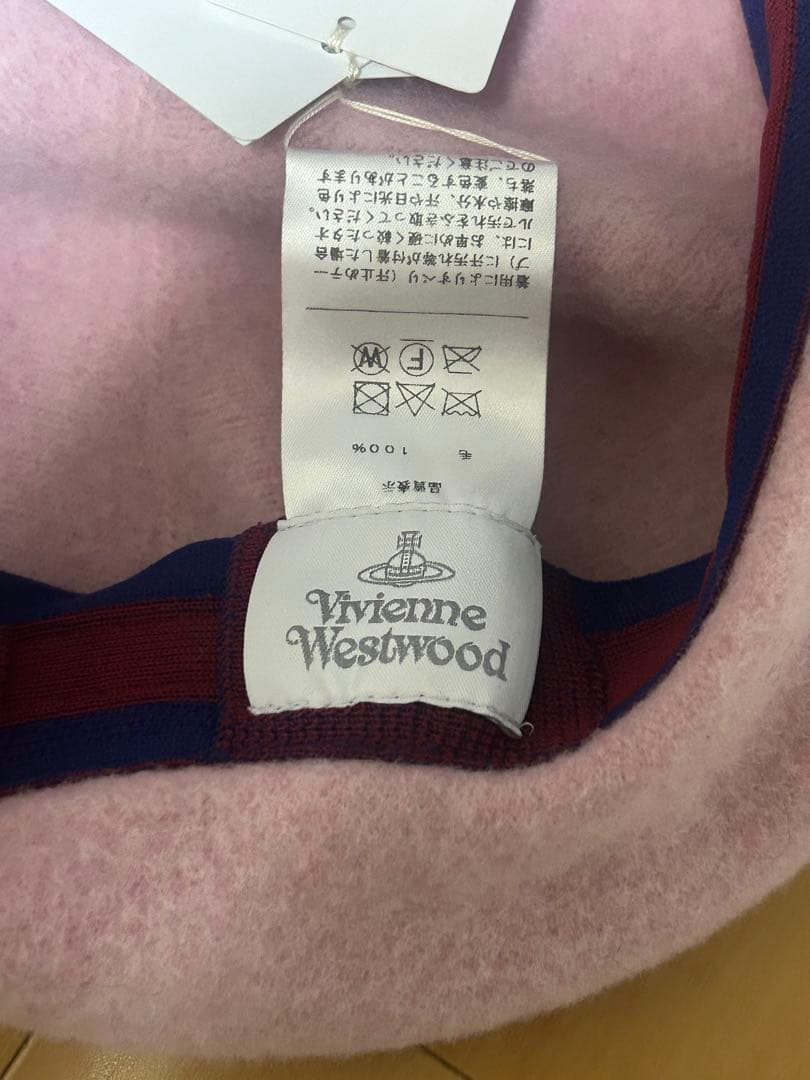 Vivienne Westwood ピンク ベレー帽 サイズM