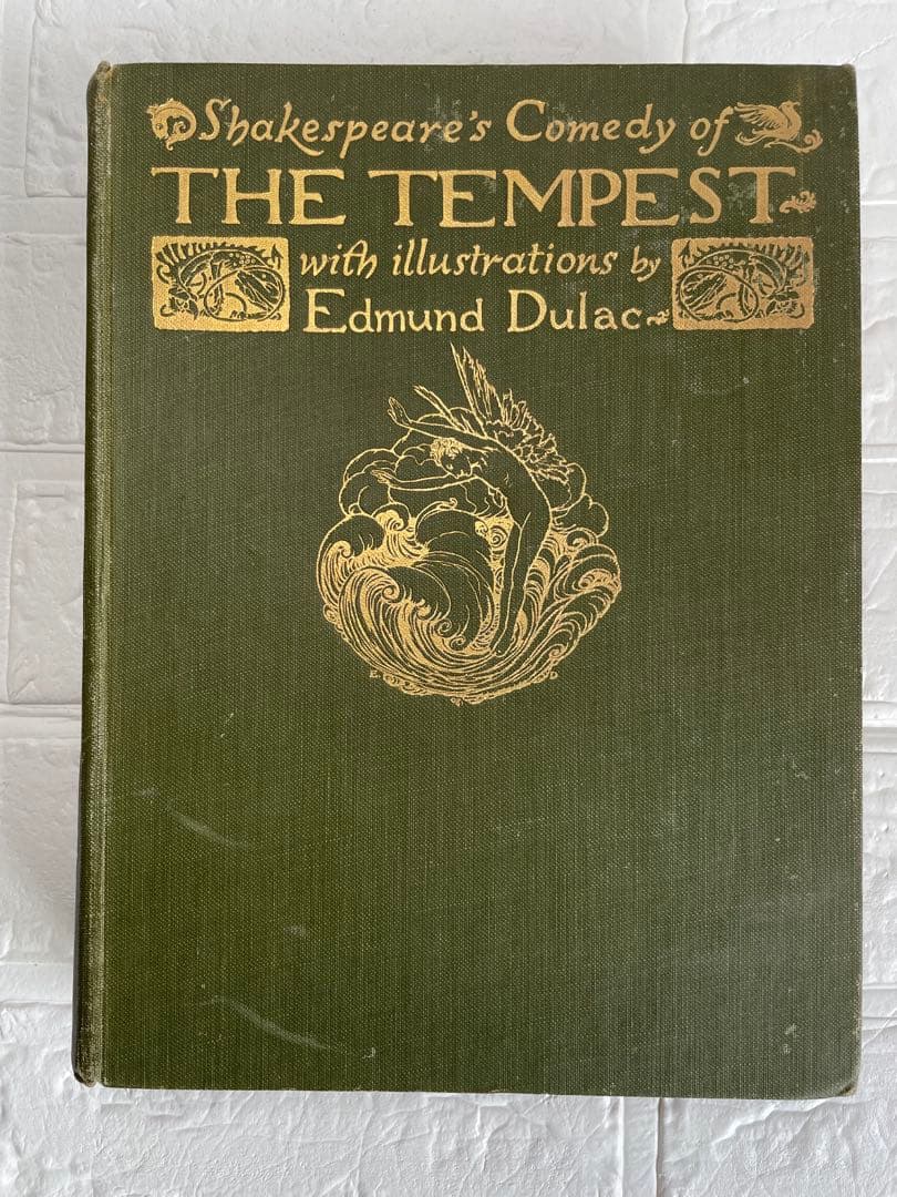 【初版本】 エドマンド・デュラック『テンペスト』 挿絵 1908年 洋書 美品！