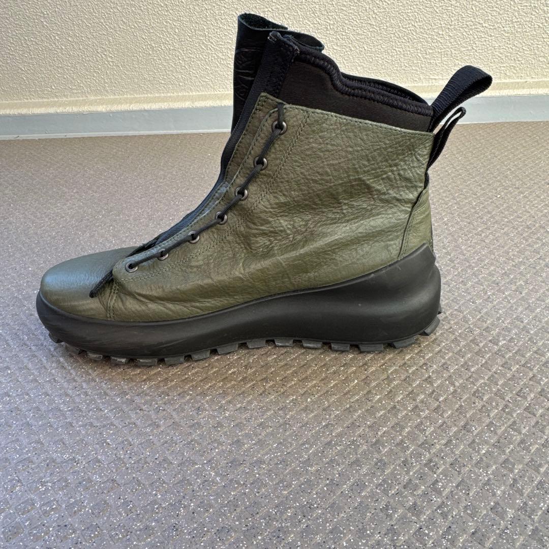 STONE ブーツ センタージッパ カーキ サイズ43