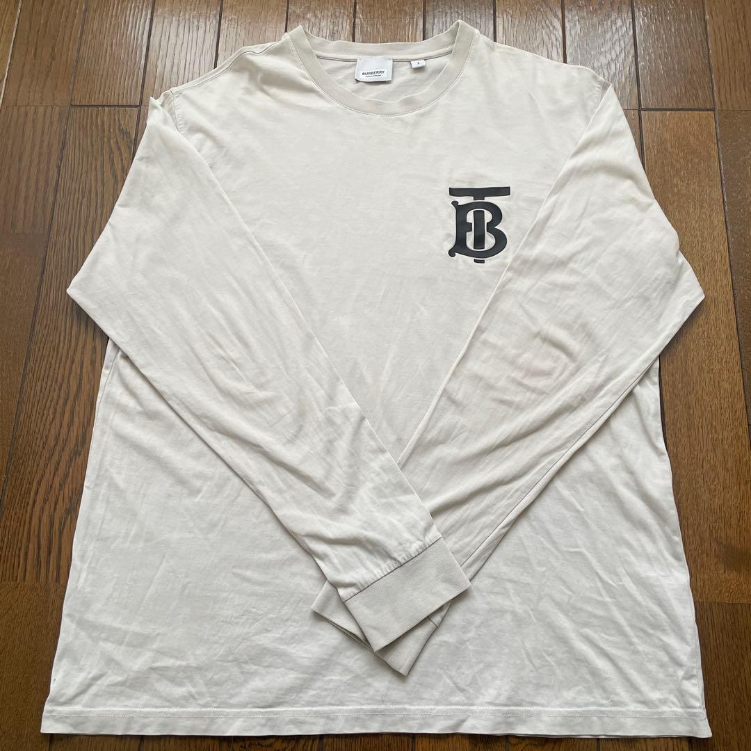 BURBERRY ロゴプリント 長袖カットソー S ロンt