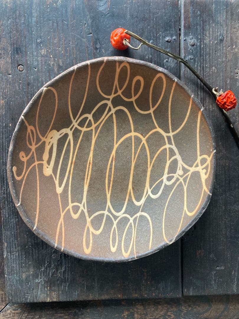 山田洋次　皿　直径約21cm