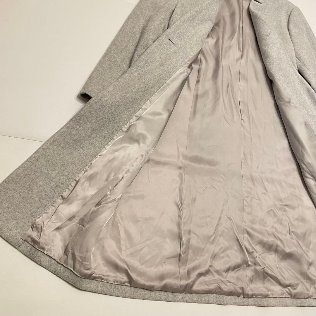 美品　大きいサイズ　アンタイトル　グレー　コート サイズ44 3L相当