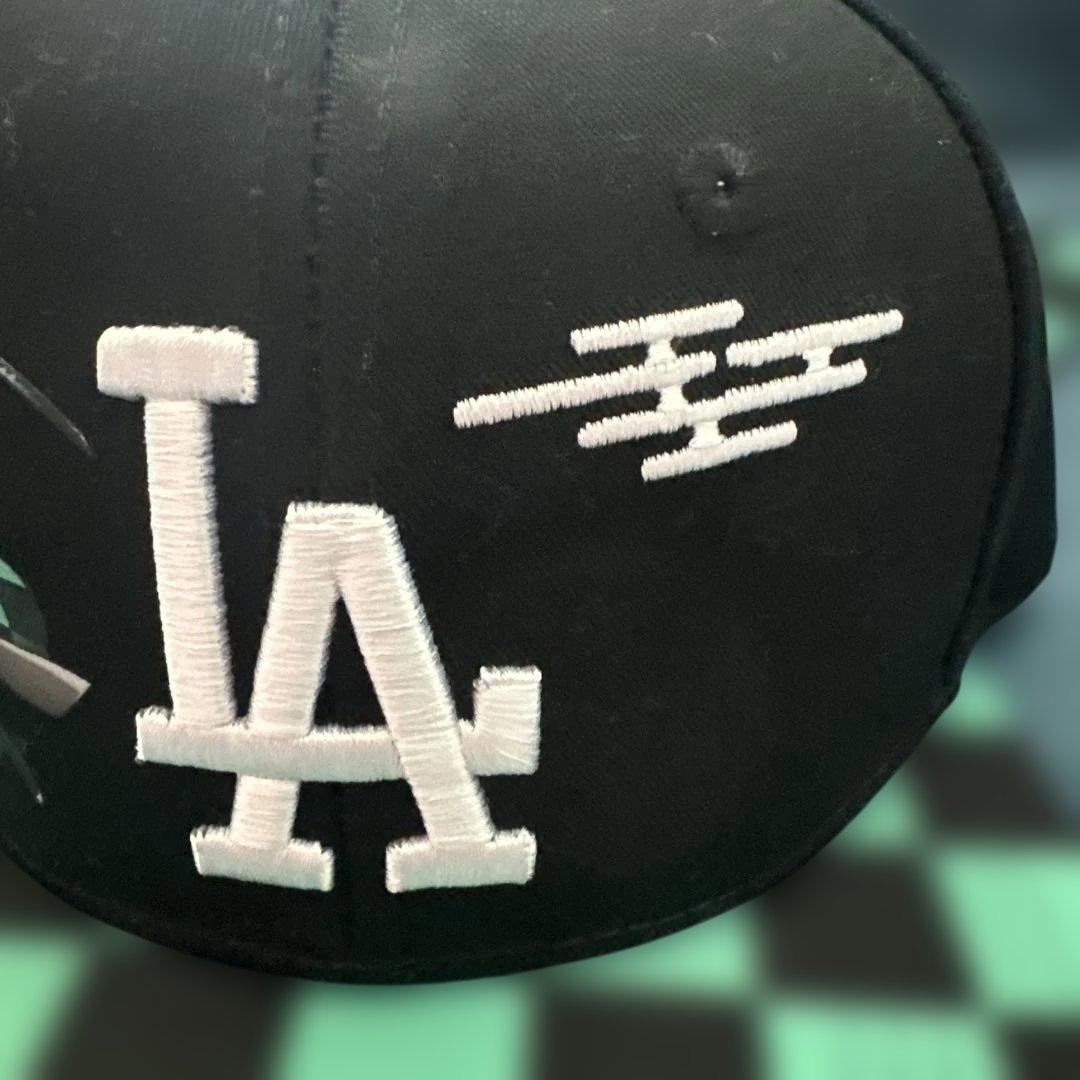 【2個セット】　ドジャース【8/15日来場者限定】鬼滅の刃キャップ