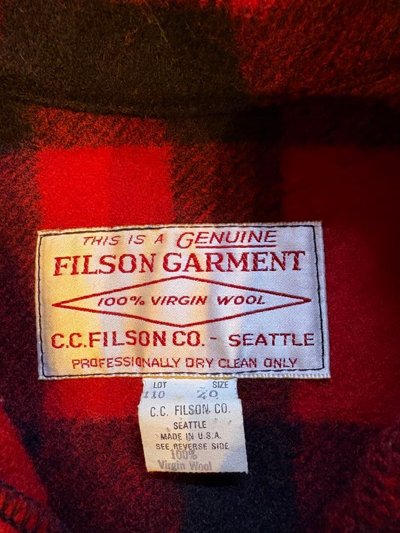 FILSON マッキーノクルーザージャケット　40