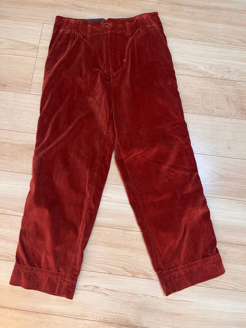 kolor beacon コーデュロイパンツ　ブサイクパンツ　1