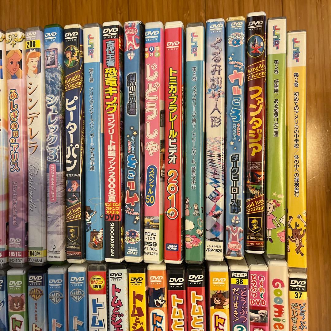ディズニーなど子供向け　DVD Blu-ray まとめ売り　約100本 未検品