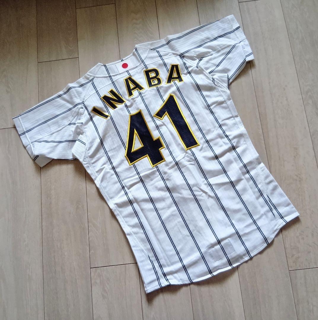 【プロモデル　タグ袋付】北京オリンピック　稲葉　ユニフォーム　ミズノプロ　L