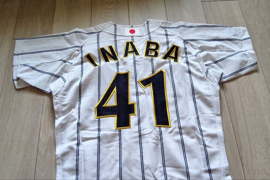 【プロモデル　タグ袋付】北京オリンピック　稲葉　ユニフォーム　ミズノプロ　L