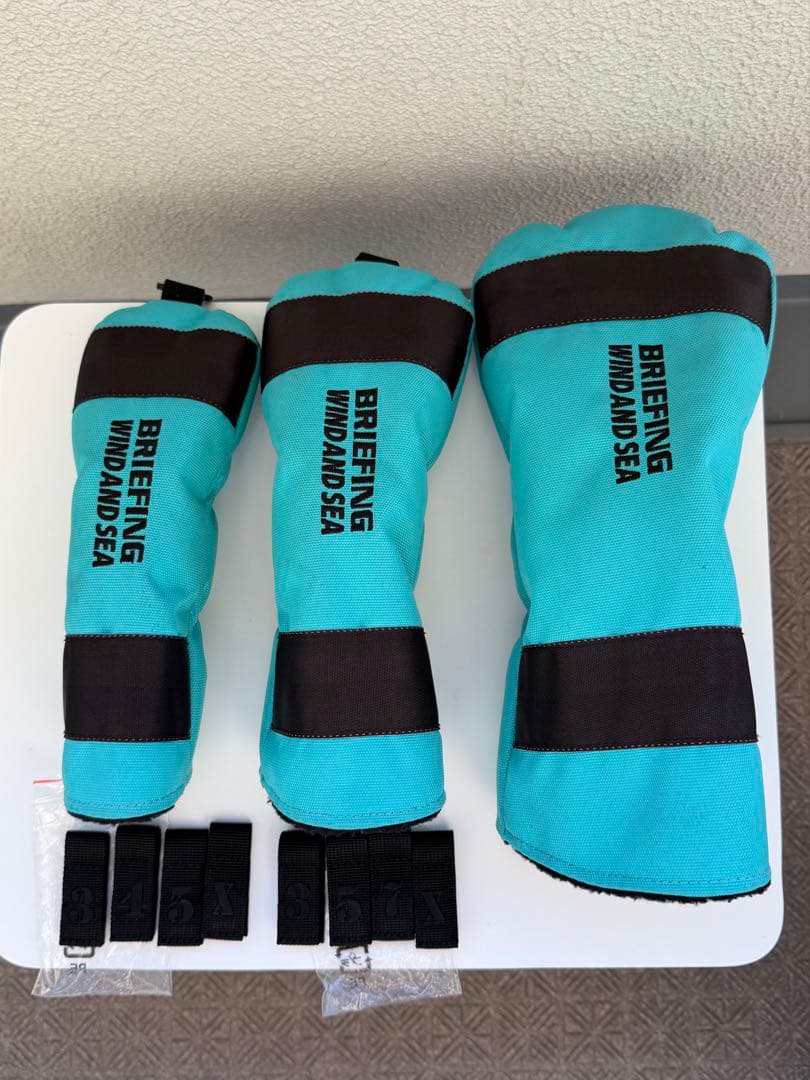 BRIEFING WINDANDSEA キャディバッグ ヘッドカバー3セット付き