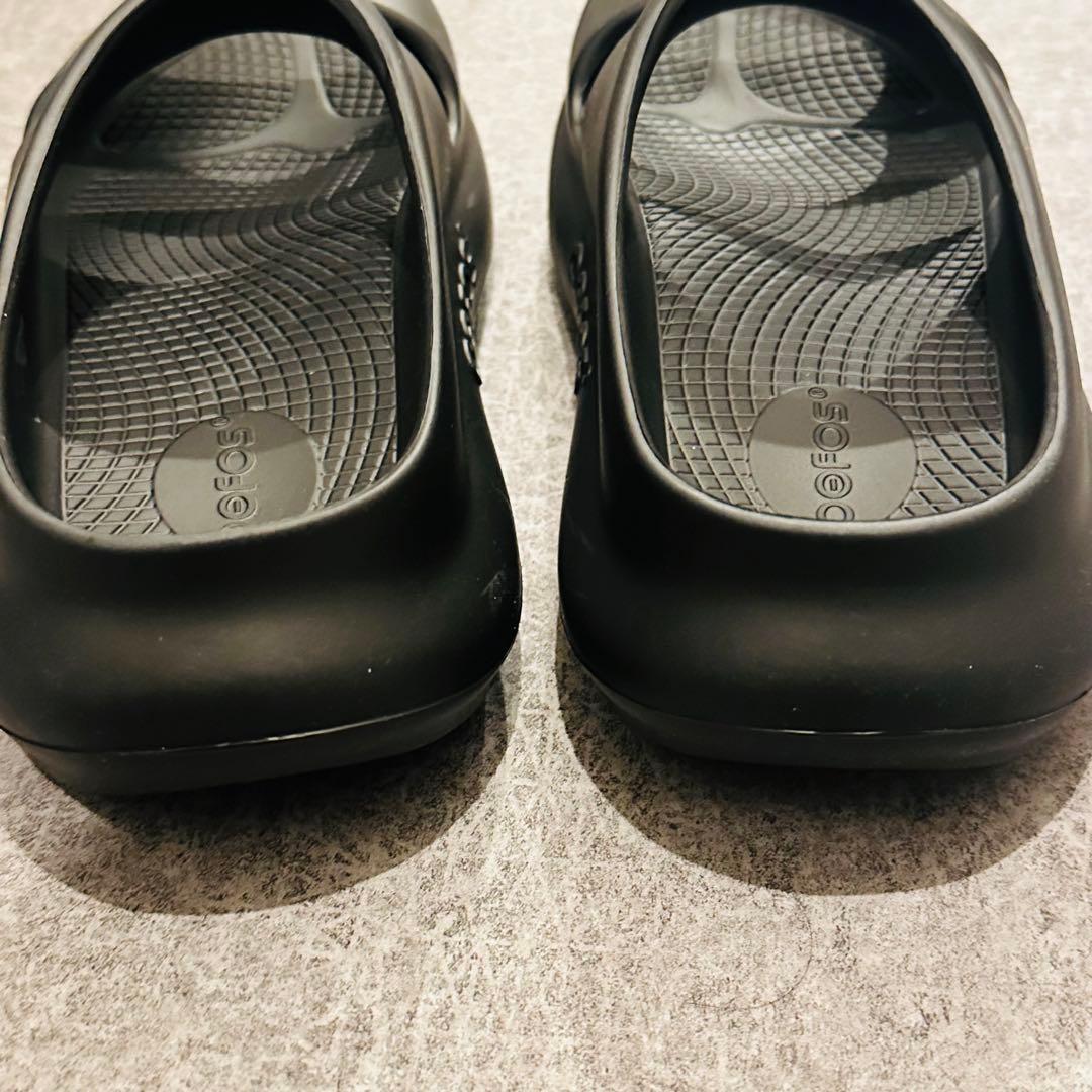 OOFOS OOyea ウーフォス ウーヤー サンダル 黒 25cm 39