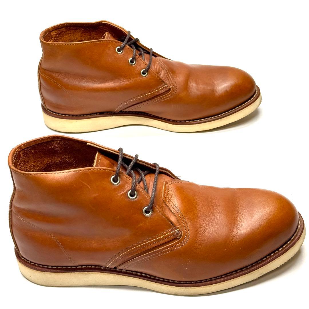 【美品】RED WING 3140 ワークチャッカブーツ USA製 アメカジ 革