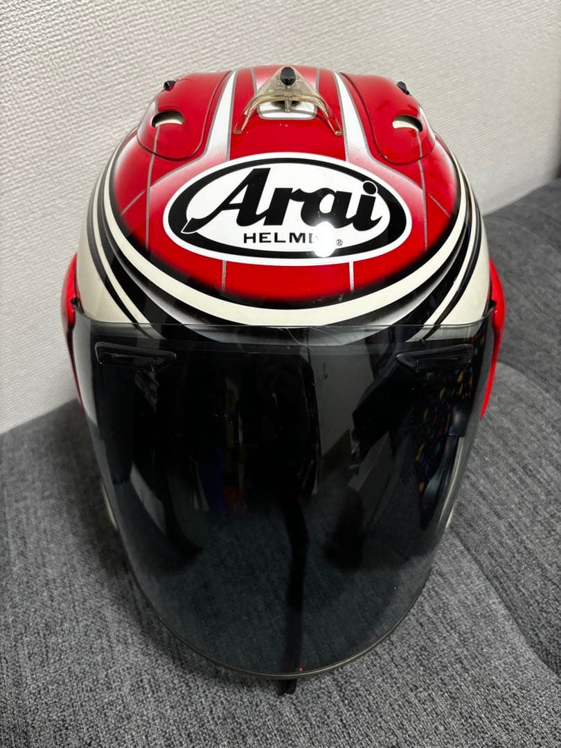 Arai MZ ジェットヘルメット XL 赤