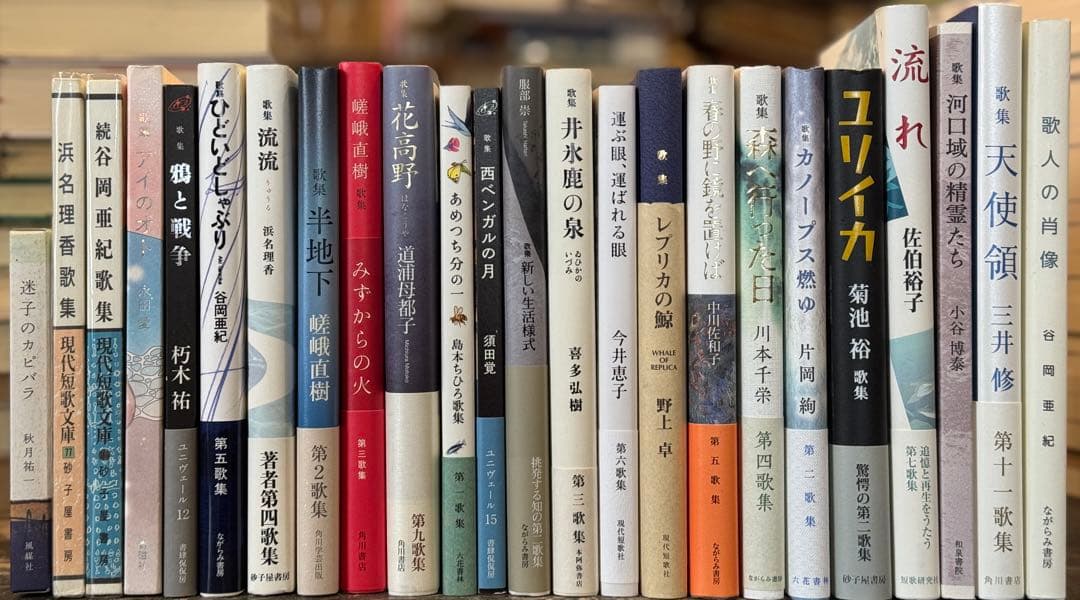 現代短歌　歌集24冊セット