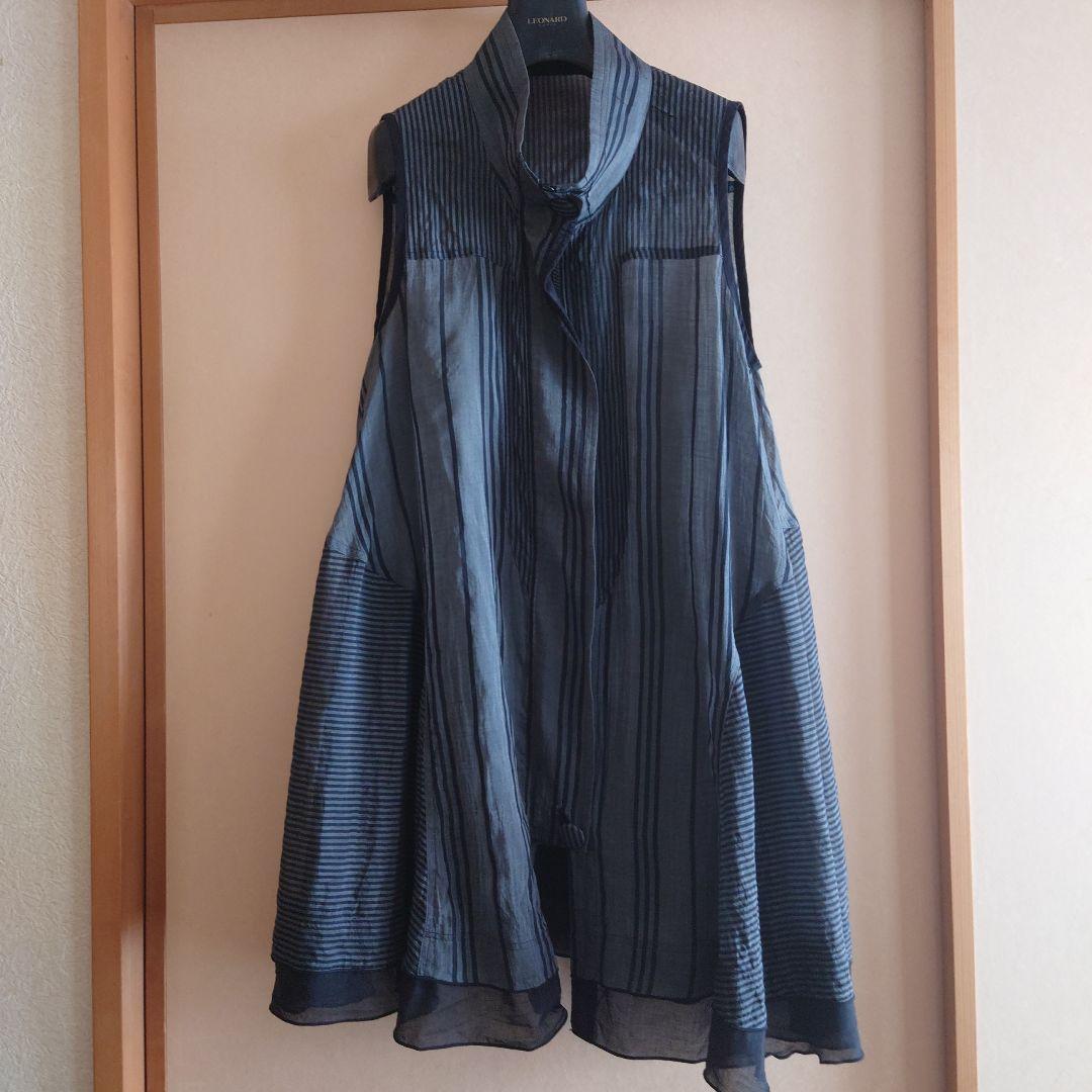 イークラット　エターナリーブレイス　ノースリーブ ストライプ