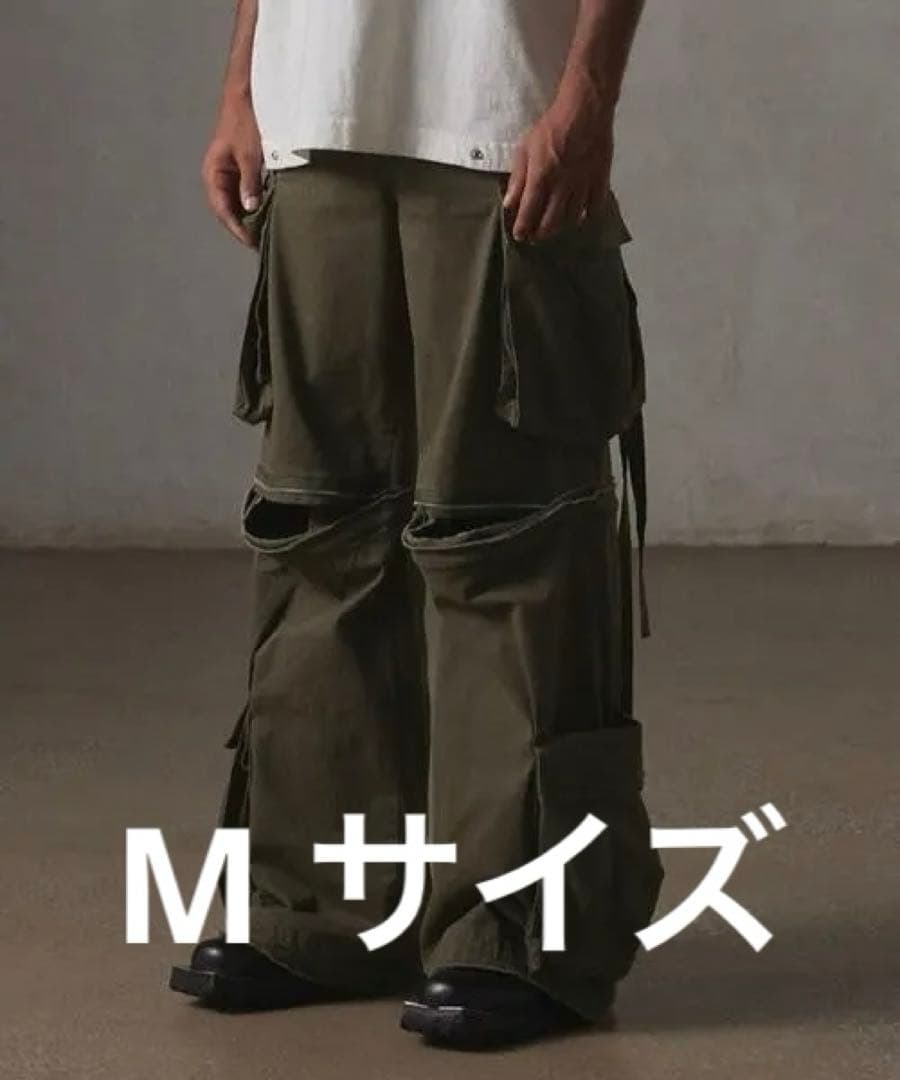 【GRANCY】ZipDesign CargoPants カーキ