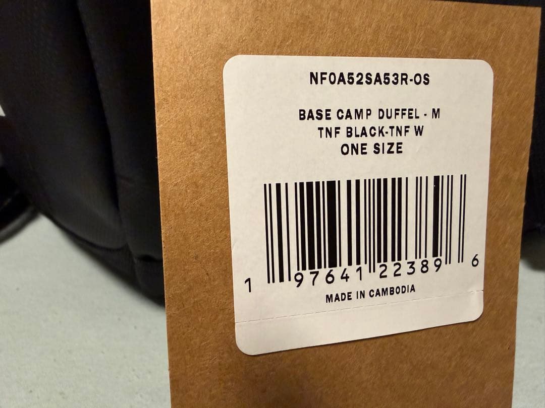 【新品未使用品】ザノースフェイス ベースキャンプダッフルM