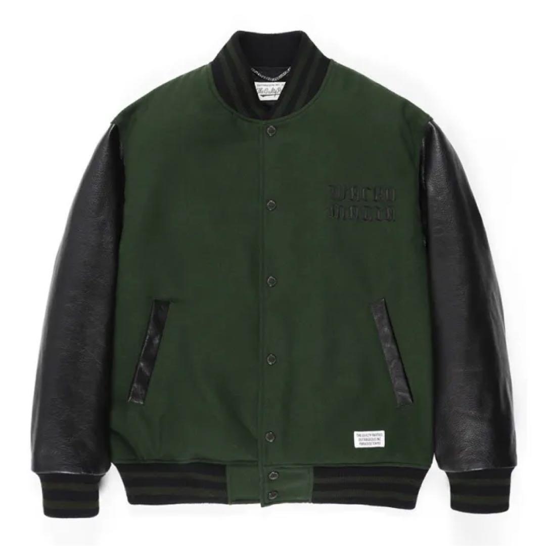 WACKOMARIA　LEATHER VARSITY JACKET