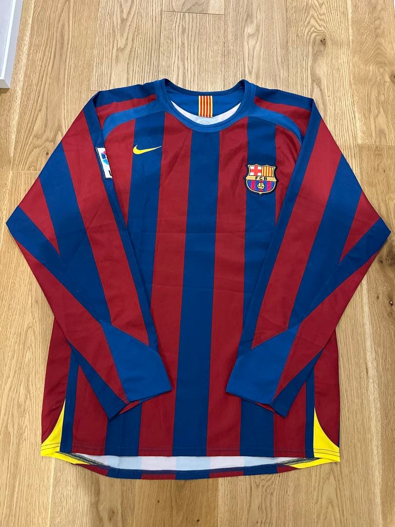FC Barcelona 05-06シーズン　ホーム　長袖　メンズM