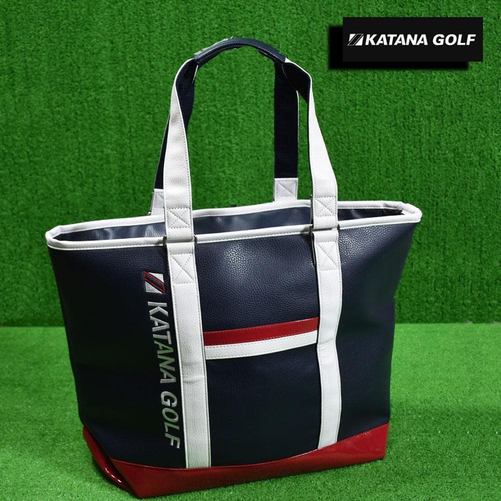 KATANA GOLF/ カタナ ゴルフ 大判トートバッグ【トリコロール】美品！