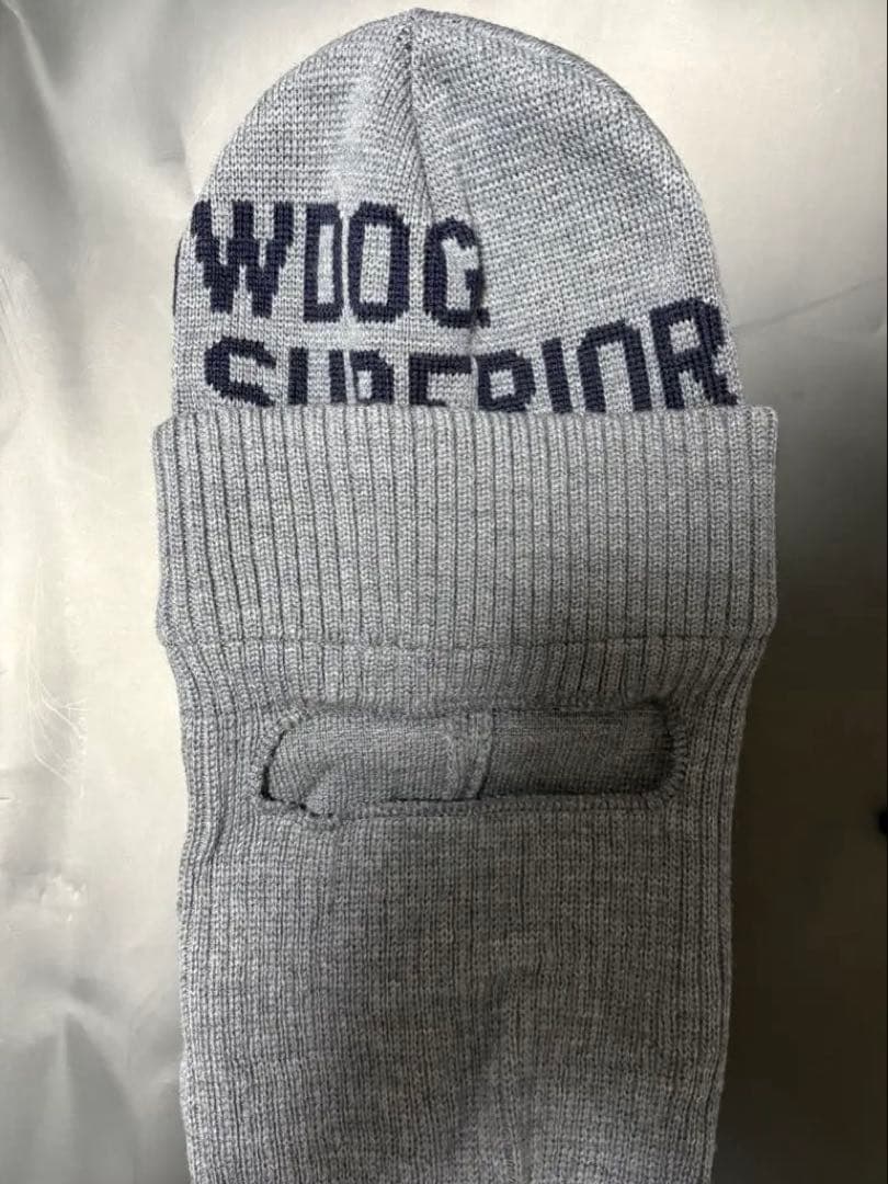 THE H.W.DOG&CO FACEMASK BEANIE グレー