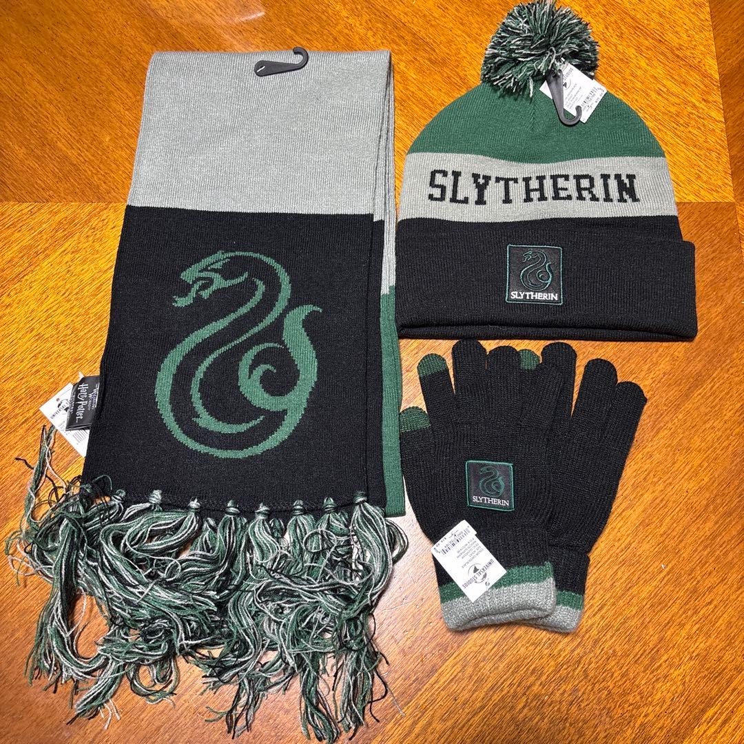 新品　ハリーポッター　ハリポタ　フロリダ　ユニバーサル　ニット帽　マフラー　手袋