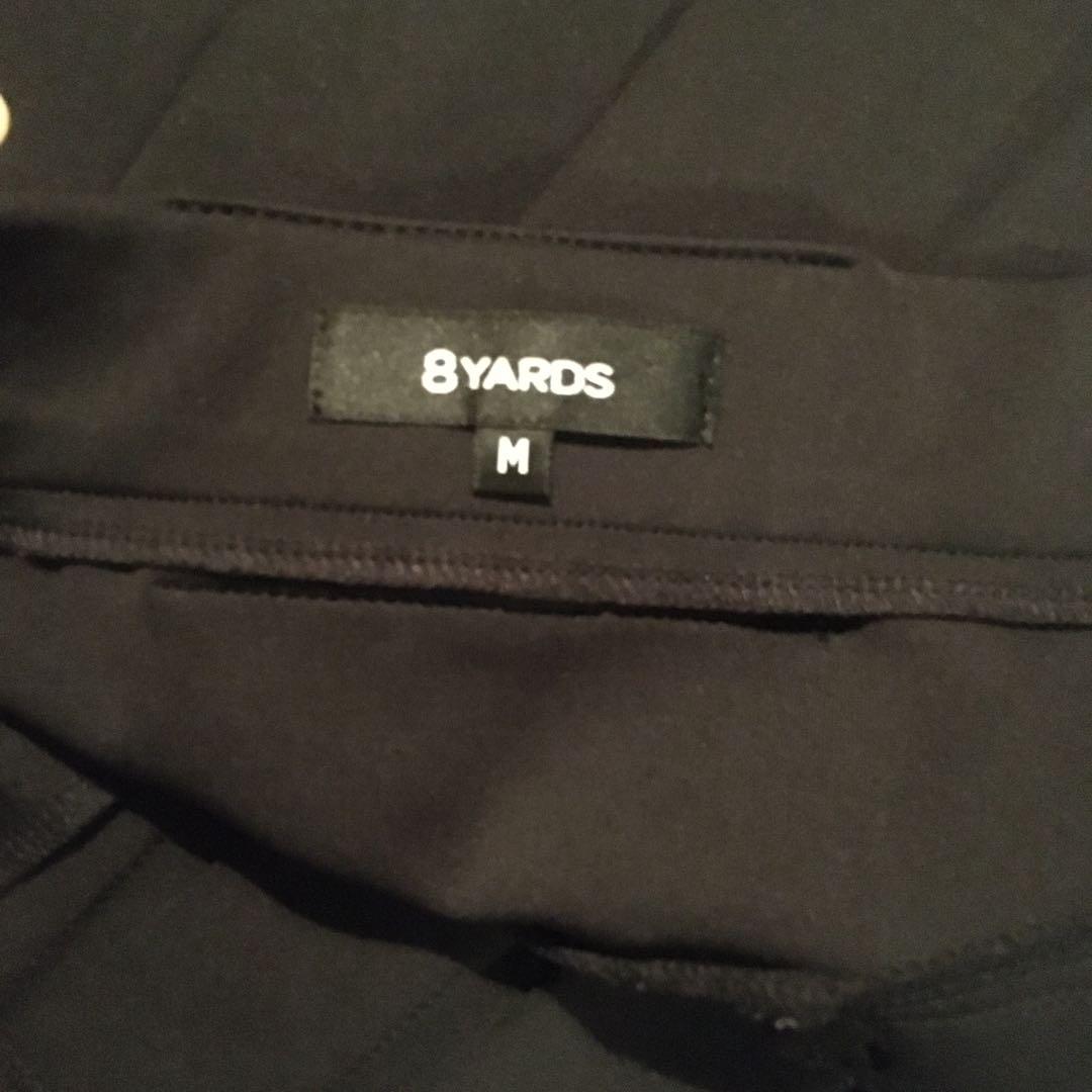 8YARDS 黒 プリーツスカート サイズ8