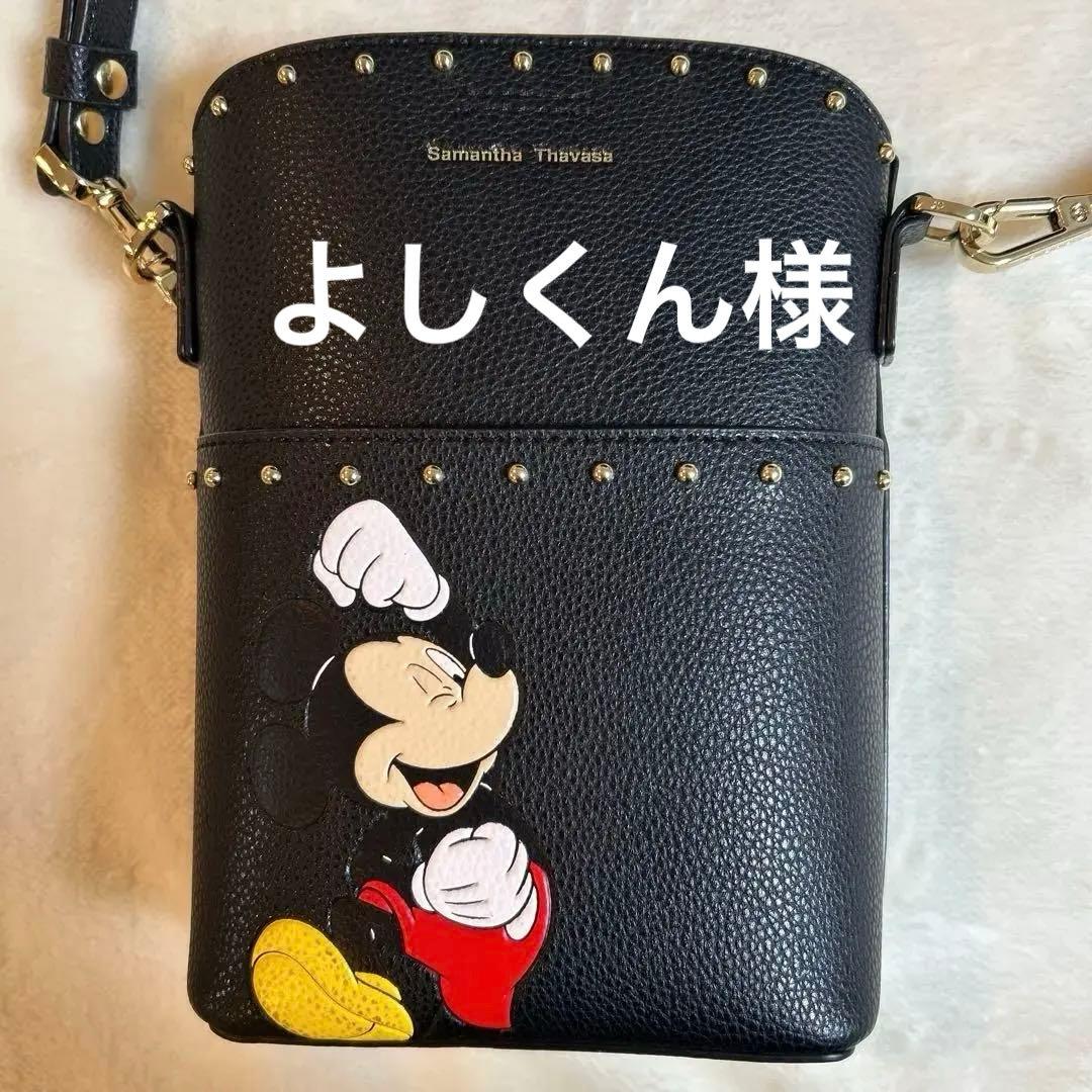 【ミッキーマウス】Samantha Ｔhavasa スマホショルダーバッグ