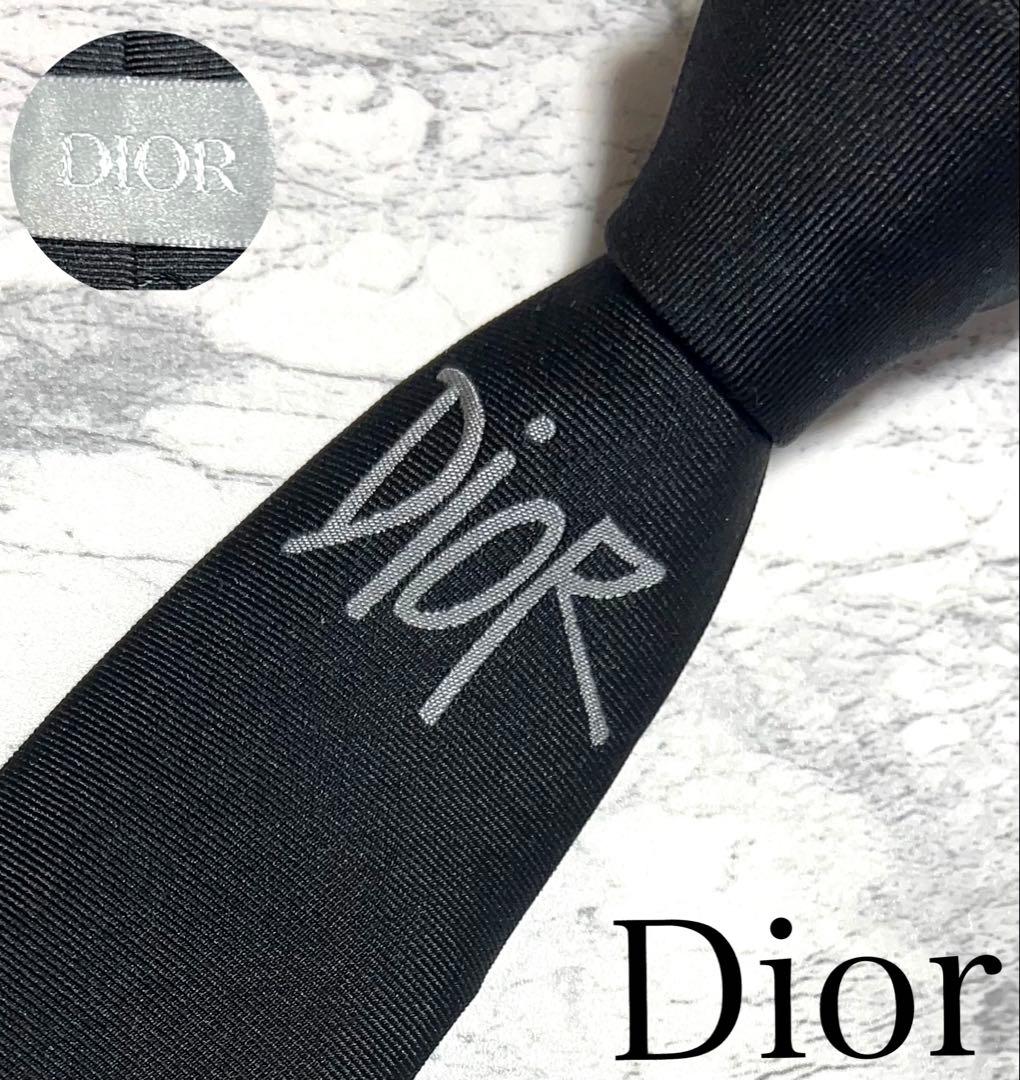 Dior ネクタイ SHAWN STUSSYコラボ ソリッド ナロータイ