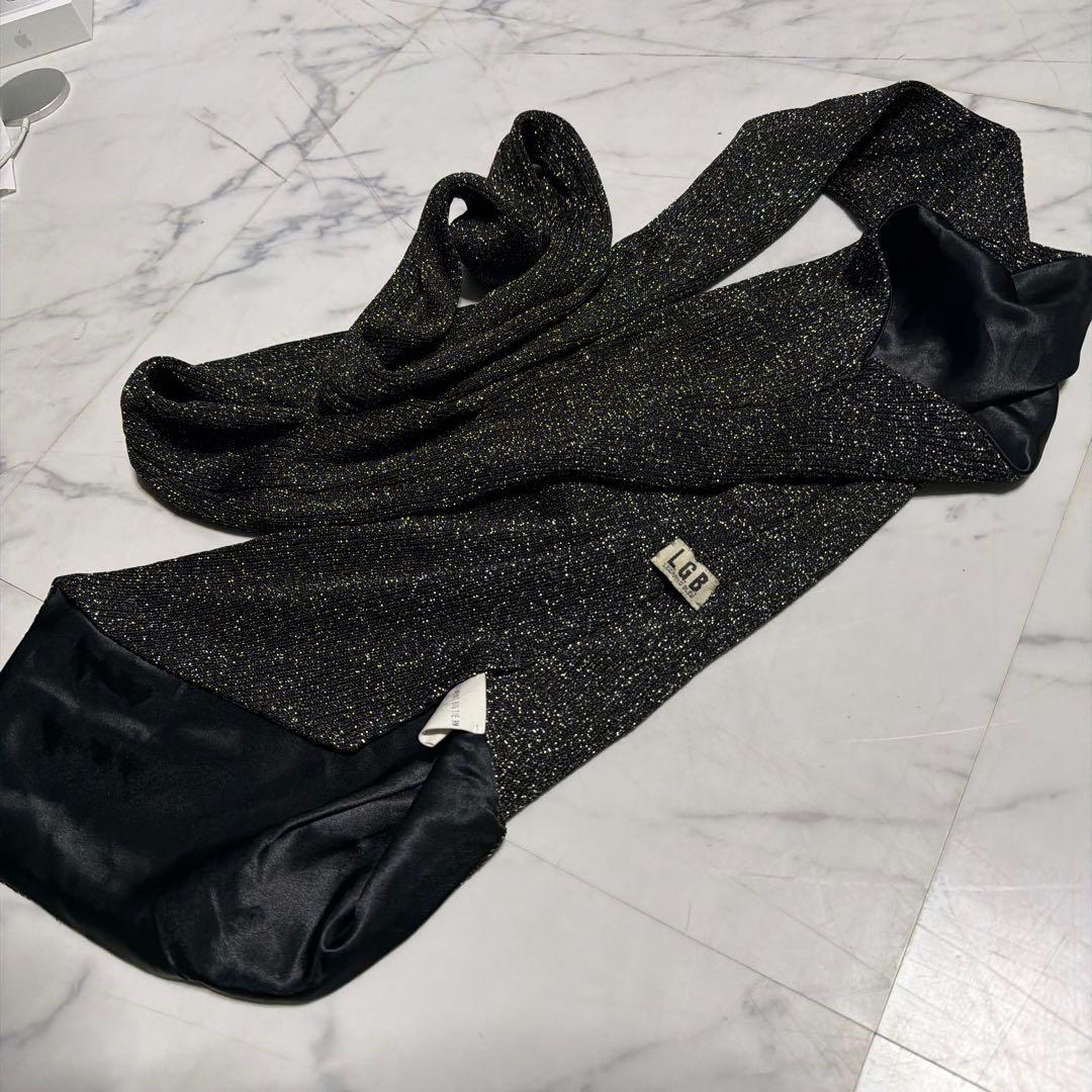 LGB ルグランブルー ラメ タイ風 ストール