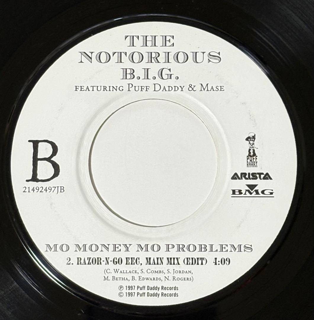 洋楽 7\" NOTORIOUS B.I.G. MO MONEY MO PROBLEMS