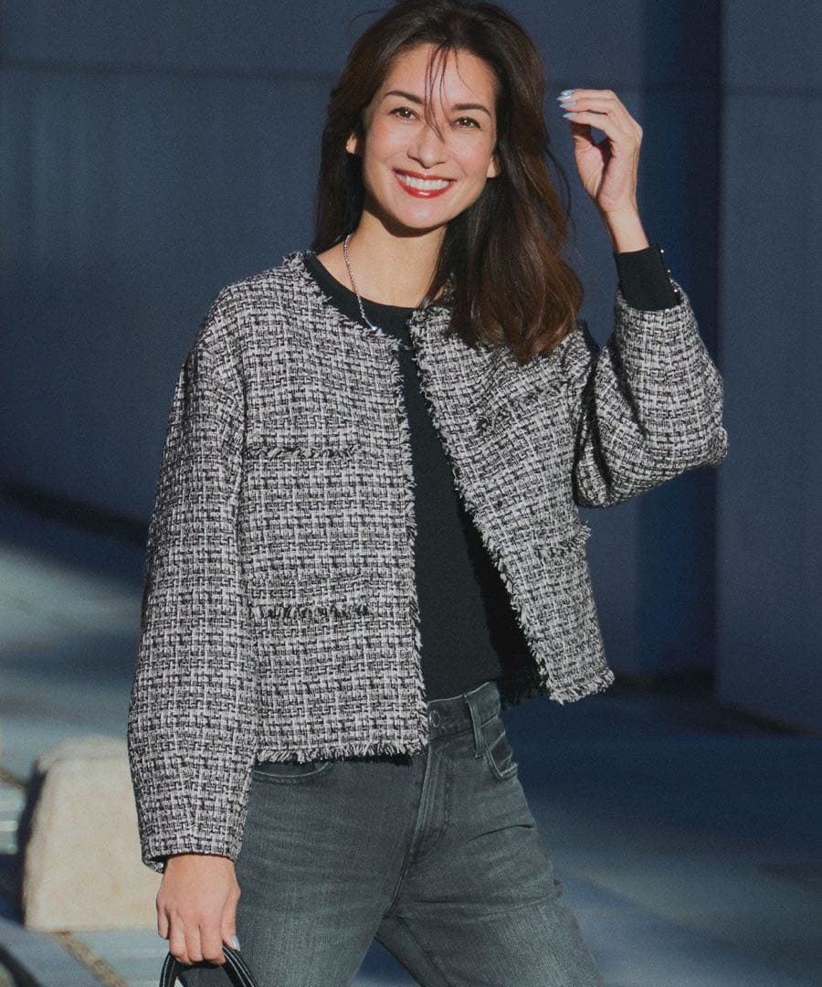 23区　VERYコラボ ファンシーツイード ジャケット サイズ40 七五三