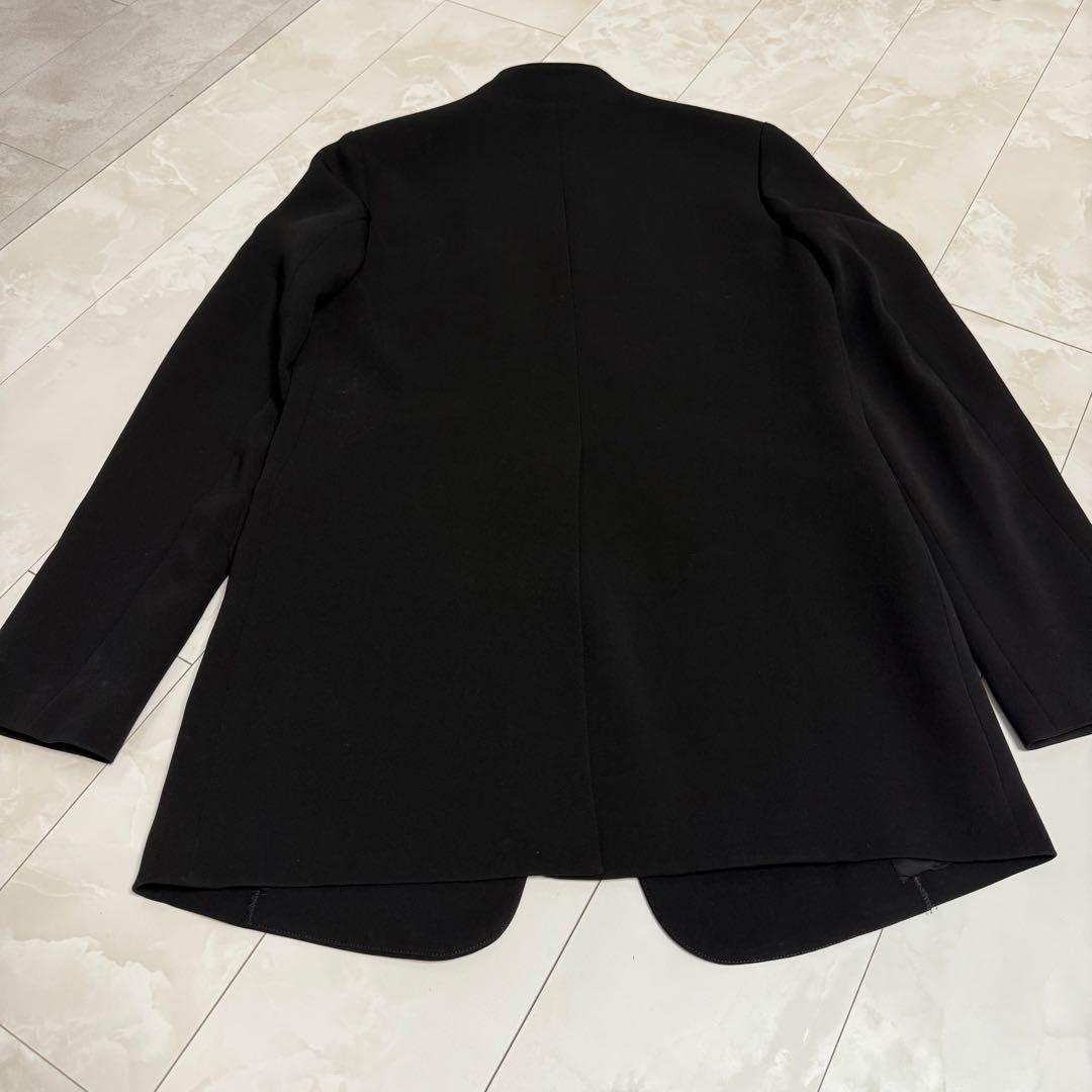 【theory】Synthetic Crepe Fluid Jacket 黒