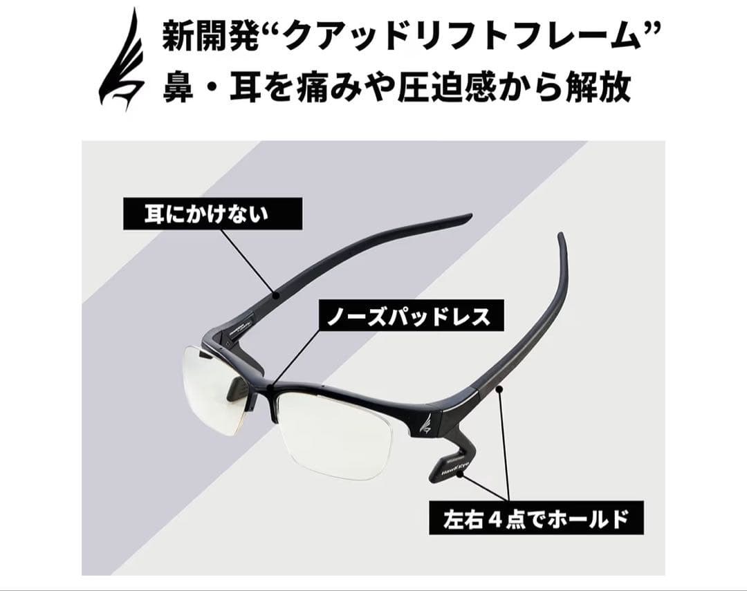 定価2.4万。ホークアイ NTTe-Sports ゲーミンググラス