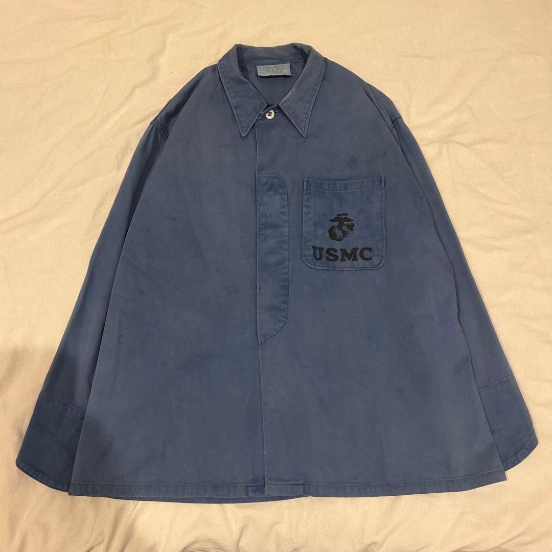 米軍 USMC フードハンドラージャケット FOOD HANDLER 後染め