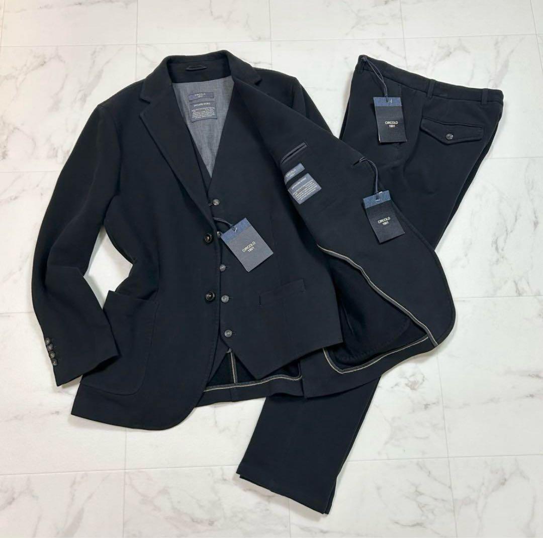 CIRCOLO 1901 ブラック スーツ セット