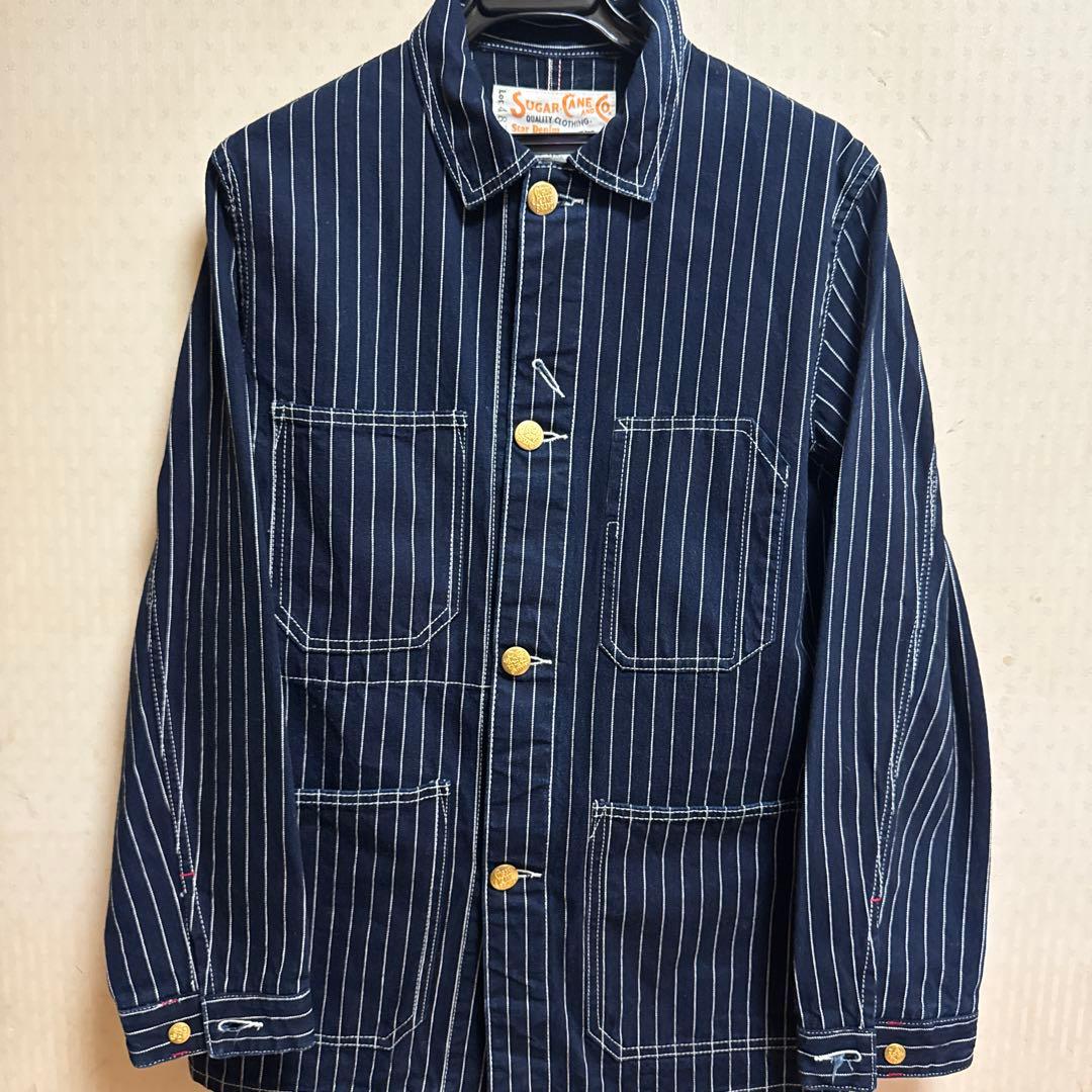 sugarcane ウォバッシュストライプ アメリカ製 カバーオールLOT485