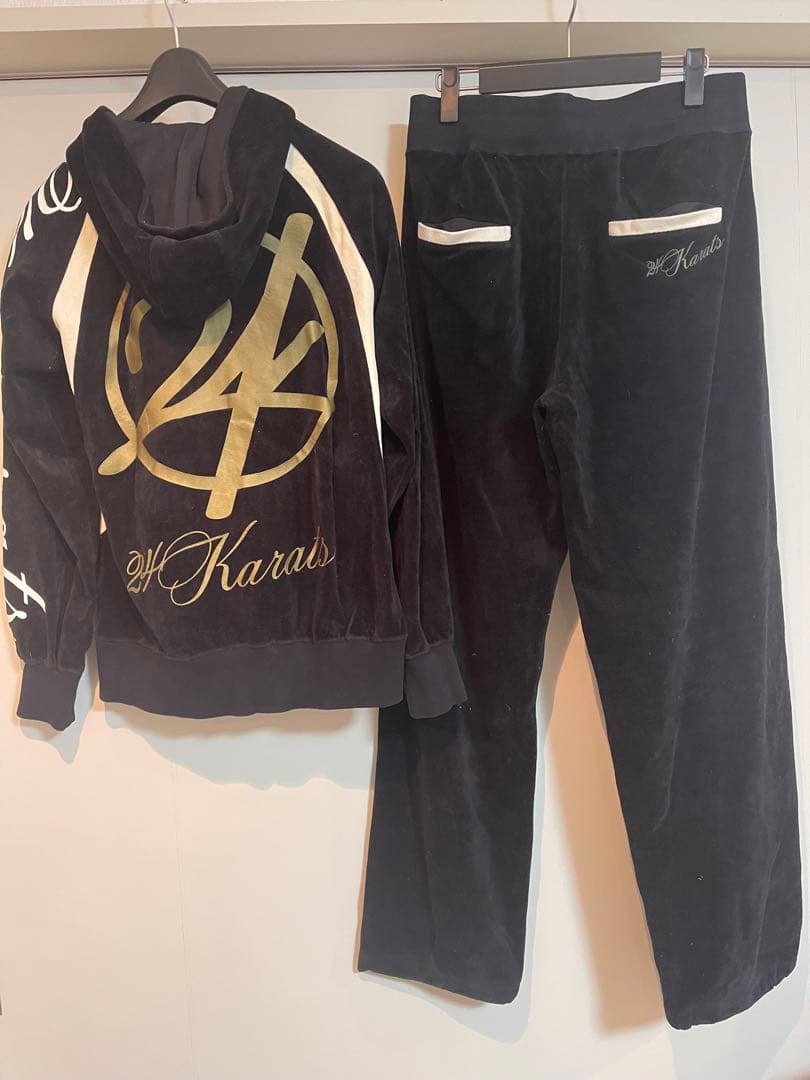 24Karats ベロアセットアップ Mサイズ