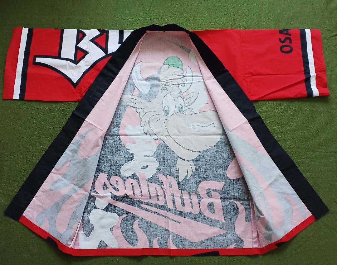 近鉄バファローズ　当時物　法被　いてまえ！　はっぴ　紙袋