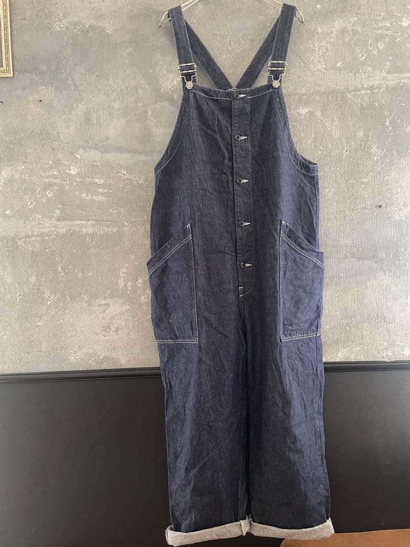 HARVESTY/ハーベスティ デニムオーバーオール サイズ2