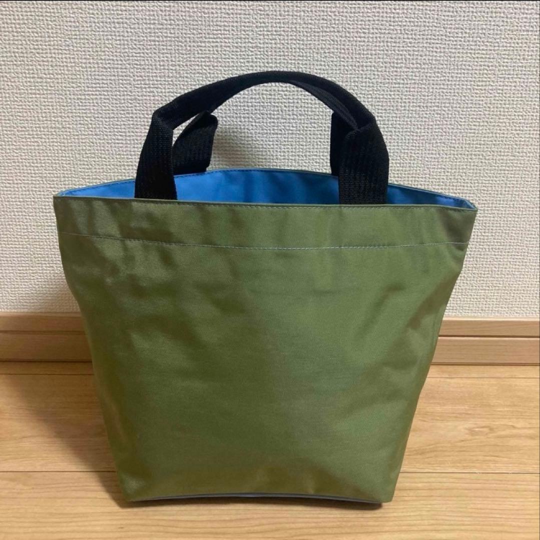 極美品◉エルベシャプリエ◉1027N◉ナイロン舟型トートM◉ロケット×バレンヌ