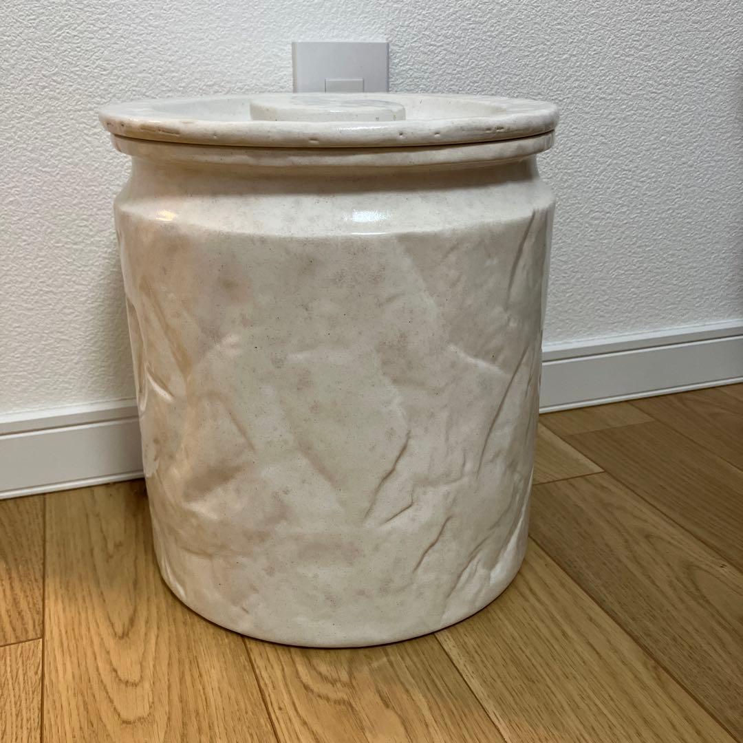 しんしゅうやき　かめ　壺　保存容器　漬物作り　味噌作り