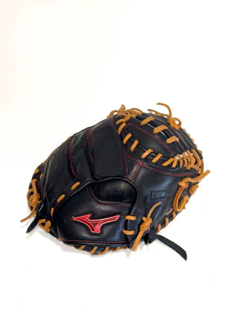 ミズノ　キャッチャーミット　ウィルドライブレッド　軟式　ほぼ新品