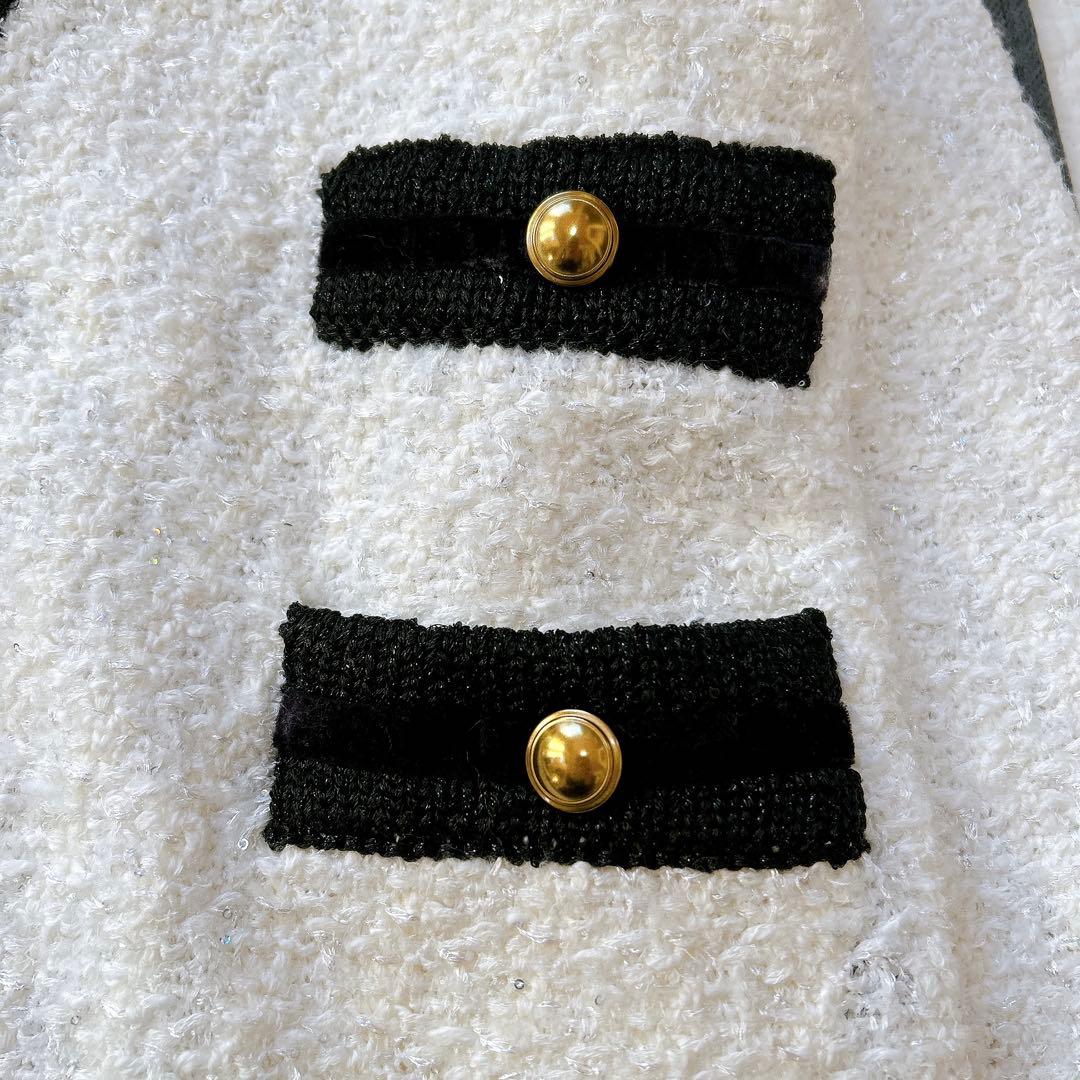 23AW✨ VERMEIL par iena ツイード ニット ジャケット