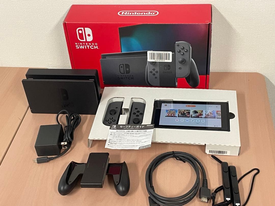 美品★ニンテンドースイッチ★本体★Nintendo★Switch★グレー★